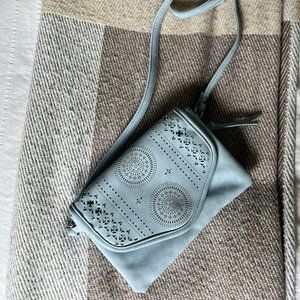 Baby Blue Small Purse. Boho Design